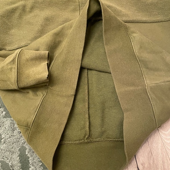 Vintage WESC heavyweight Mike patchwork French terry streetwear hoodie L - Picture 5 of 6